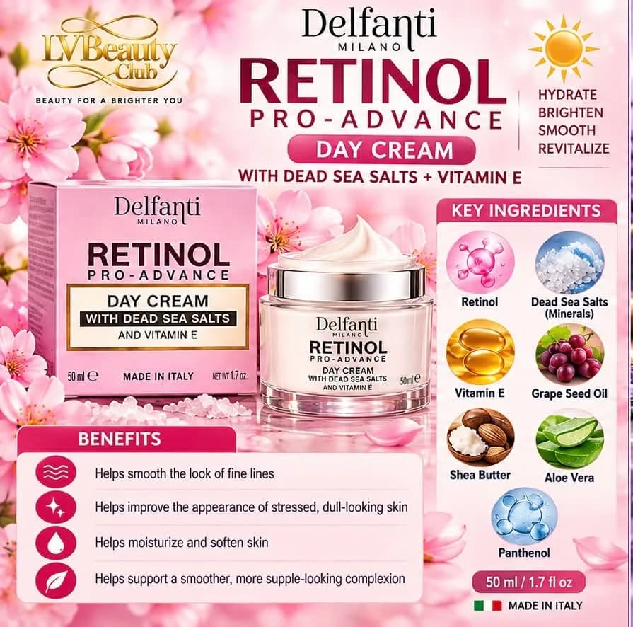 Delfanti Milano Retinol Pro-Advance Day Cream 🌸✨